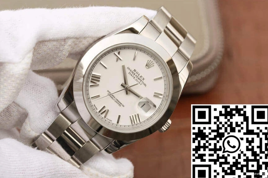 Dial Datejust Factory Rolex White 41MM EW 0926